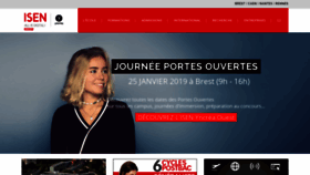 What Isen-brest.fr website looked like in 2020 (4 years ago)