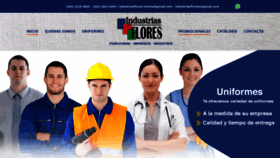 What Industriasflores.com website looked like in 2020 (5 years ago)