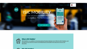 What Isicmobility.nl website looked like in 2020 (4 years ago)
