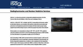 What Isorx.com website looked like in 2020 (6 years ago)