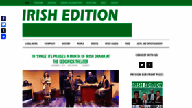 What Irishedition.com website looked like in 2020 (4 years ago)