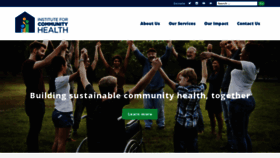 What Icommunityhealth.org website looked like in 2020 (4 years ago)