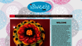 What Isweetscafe.com website looked like in 2020 (4 years ago)