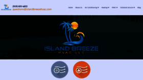 What Islandbreezehvac.com website looked like in 2020 (4 years ago)