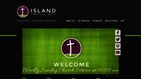 What Islandcommunitychurch.org website looked like in 2020 (4 years ago)