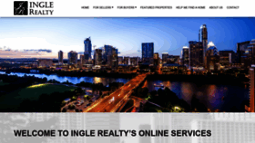 What Inglerealty.com website looked like in 2020 (4 years ago)
