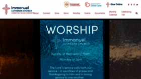 What Immanuelseymour.com website looked like in 2020 (6 years ago)