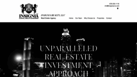 What Insigniacra.com website looked like in 2020 (4 years ago)