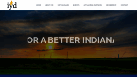 What Indianayoungdem.org website looked like in 2020 (4 years ago)