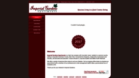 What Imperialgardensapts.com website looked like in 2020 (4 years ago)