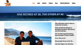 What Investingfromthebeach.com website looked like in 2020 (4 years ago)