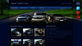 What Idealusedcarsinc.com website looked like in 2020 (4 years ago)