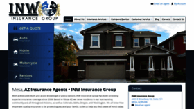 What Inwinsurance.com website looked like in 2020 (4 years ago)