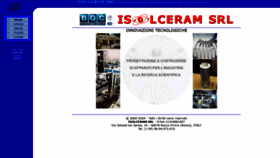What Isolceram.it website looked like in 2020 (4 years ago)
