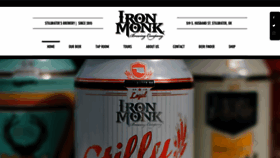 What Ironmonkbeer.com website looked like in 2020 (4 years ago)