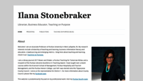 What Ilanastonebraker.com website looked like in 2020 (4 years ago)