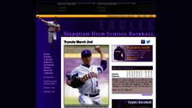 What Issaquahbaseball.com website looked like in 2020 (4 years ago)