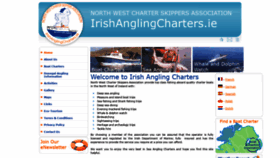 What Irishanglingcharters.ie website looked like in 2020 (4 years ago)