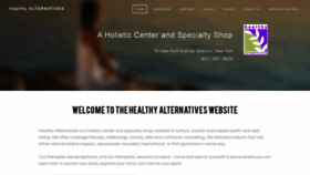 What Ihealthyalternatives.com website looked like in 2020 (4 years ago)