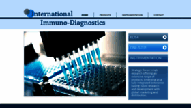 What Intlimmunodiagnostics.com website looked like in 2020 (4 years ago)