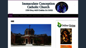 What Immaculate-conception-church.net website looked like in 2020 (4 years ago)