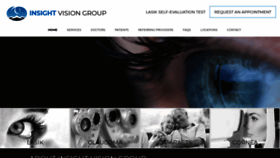 What Insightvisiongroup.com website looked like in 2020 (4 years ago)