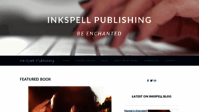 What Inkspellpublishing.com website looked like in 2020 (4 years ago)