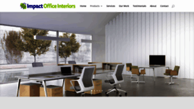 What Impactofficeinteriors.com website looked like in 2020 (4 years ago)