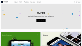 What Ingrails.com website looked like in 2020 (4 years ago)