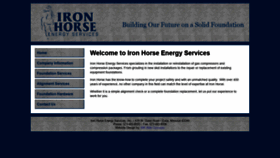 What Ironhorseinc.net website looked like in 2020 (4 years ago)