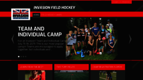What Invasionfieldhockey.com website looked like in 2020 (4 years ago)
