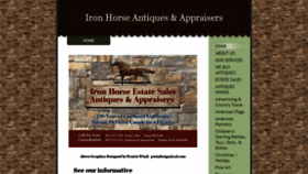 What Ironhorseantiques.com website looked like in 2020 (4 years ago)