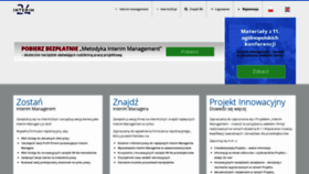 What Interim24.pl website looked like in 2020 (4 years ago)