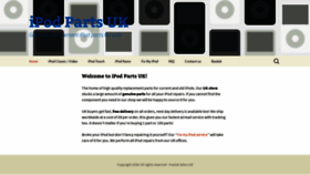 What Ipodparts.co.uk website looked like in 2020 (4 years ago)