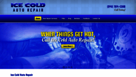What Icecoldautorepair.com website looked like in 2020 (4 years ago)