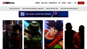 What In.ign.com website looked like in 2020 (4 years ago)