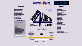 What Internet4jurists.at website looked like in 2020 (4 years ago)