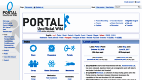 What I1.theportalwiki.net website looked like in 2020 (4 years ago)