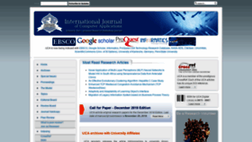 What Ijcaonline.org website looked like in 2020 (6 years ago)