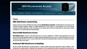 What Ibmmainframeaccess.com website looked like in 2020 (4 years ago)