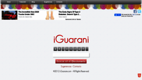 What Iguarani.com website looked like in 2020 (4 years ago)