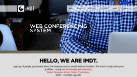 What Imdt.com.br website looked like in 2020 (4 years ago)