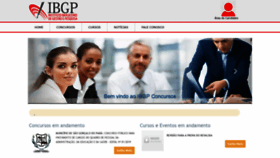 What Ibgpconcursos.com.br website looked like in 2020 (4 years ago)