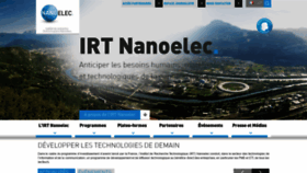 What Irtnanoelec.fr website looked like in 2020 (4 years ago)