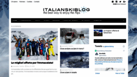 What Italianskiblog.com website looked like in 2020 (4 years ago)