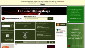 What Internetmedicin.se website looked like in 2020 (4 years ago)
