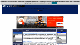 What Investorsi.pl website looked like in 2020 (4 years ago)