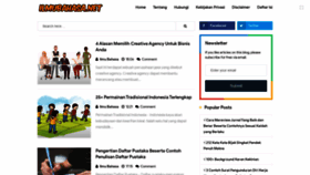 What Ilmubahasa.net website looked like in 2020 (4 years ago)