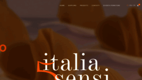 What Italia5sensi.it website looked like in 2020 (4 years ago)