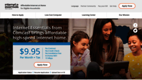 What Internetessentials.com website looked like in 2020 (4 years ago)
